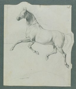 Étude de cheval pour "Rüdiger et Angelika" - Johann Peter Krafft