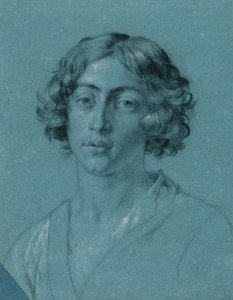 Étude de portrait de "David avec la tête de Goliath" - Johann Peter Krafft