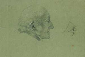 Étude de portrait pour "Le retour du soldat de la milice" (1820) - Johann Peter Krafft