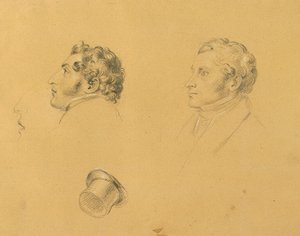 Étude pour "Entrée après la paix de Paris"