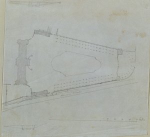 Étude pour le Belvédère supérieur - Johann Peter Krafft