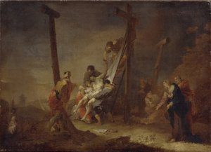 La Descente de Croix - Johann Rosso Januarius Zick