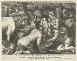 Adoration des bergers - Johann Sadeler (I)