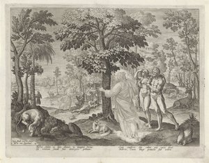 Adam et Ève au paradis