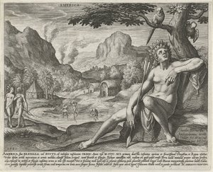 Amérique (Les quatre continents) - Johann Sadeler (I)