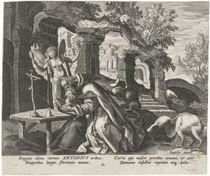 Antoine le Grand en ermite