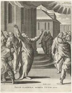 Christ prie Dieu (série La vérité du message du Christ) - Johann Sadeler (I)
