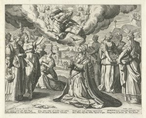 Le Christ donne son sang à son épouse (Cantique des Cantiques) - Johann Sadeler (I)