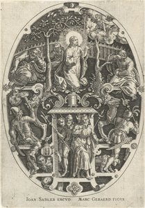Christ dans le jardin de Gethsémani. Passion du Christ - Johann Sadeler (I)