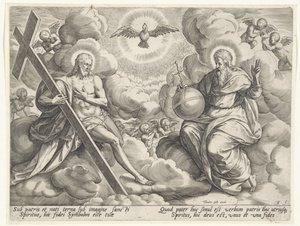 La Sainte Trinité dans les nuages - Johann Sadeler (I)
