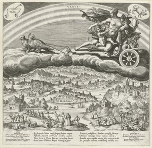 La planète Vénus et son influence sur le monde (Les sept planètes) - Johann Sadeler (I)