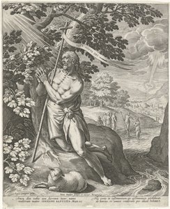 Jean-Baptiste dans le désert - Johann Sadeler (I)