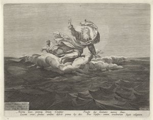 Création de la lumière et des ténèbres, Création du monde (titre de la série) - Johann Sadeler (I)