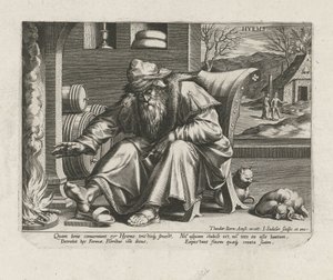 Hiver (série) - Johann Sadeler (I)