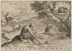 Dieu apparaissant à Moïse, 1585