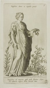Terpsichore, Muse de la Danse, planche 9 de Parnassus Biceps