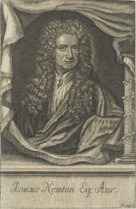 Portrait de Sir Isaac Newton 1642-1727, 1715 - Johann Ulrich Krauss
