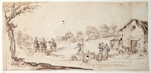 Scène rurale - Johann Wilhelm Baur