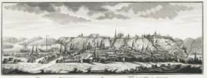 Vue de Tobolsk, vers 1735 - Johann Wilhelm Lürsenius