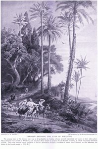 Abraham entre en Palestine en 2250 av. J.-C. - Johann Wilhelm Schirmer