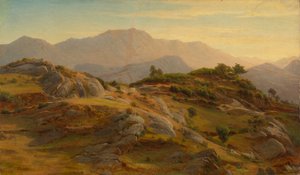 Paysage près de Civitella - Johann Wilhelm Schirmer