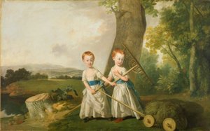 Les enfants Blunt, vers 1766-80 - Johan Joseph Zoffany