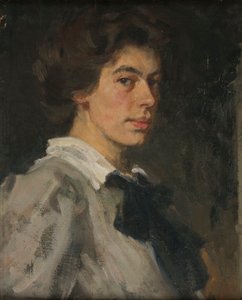 Portrait de jeunesse - Autoportrait - Johanna Kampmann Freund