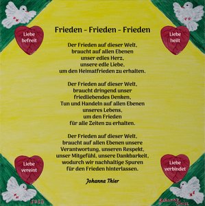 Rosentaler Friedensspur - Johanna Thier