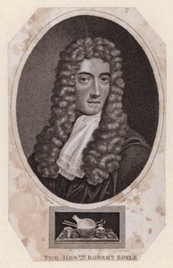 Robert Boyle, philosophe naturel et chimiste anglo-irlandais (gravure) - Johannes (after) Kerseboom