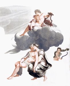 Jupiter et Callisto (impression)
