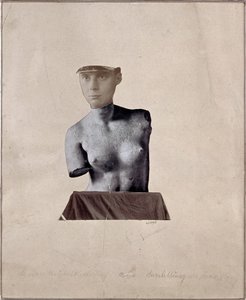Pastiche avec représentation de l