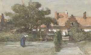 Cour du Heilige Geesthofje sur la Palviljoensgracht à La Haye