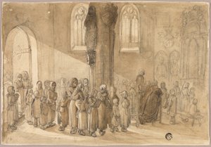 Première Communion - Johannes Bosboom