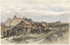 Maisons de pêcheurs à Scheveningen