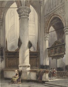 Intérieur de la Nieuwe Kerk à Delft - Johannes Bosboom