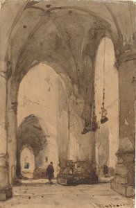 Intérieur de la Sint-Bavokerk à Haarlem - Johannes Bosboom