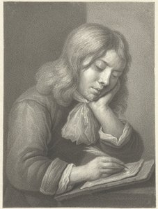 Garçon écrivant - Johannes Cornelis Mertens