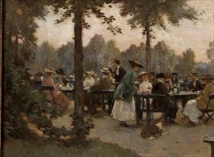 Le jardin de thé près du Palais Noordeinde - Johannes Evert Hendrik Akkeringa