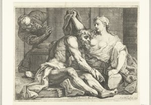 Cimon nourri par Pero - Johannes Frans de Backer