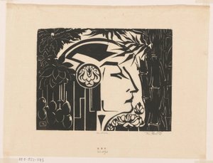Femme malaise - Johannes Frederik Engelbert ten Klooster (signed by artist)