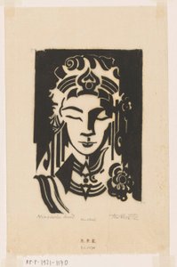 Mariée niassienne - Johannes Frederik Engelbert ten Klooster (signed by artist)