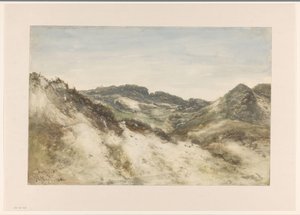 Paysage de dunes près de Zorgvliet - Johannes Gijsbert Vogel
