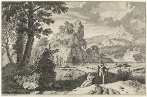 Paysage arcadien avec des ruines (Arcadische landschappen)