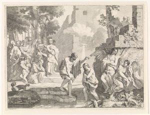 Baptême du Christ - Johannes Glauber