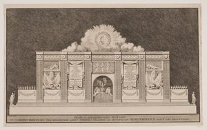 Façade de la décoration d