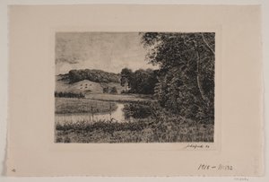 Paysage avec rivière - Johannes Groth