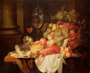 Nature morte avec homard