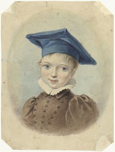 Garçon avec un béret bleu - Johannes Hari (I)