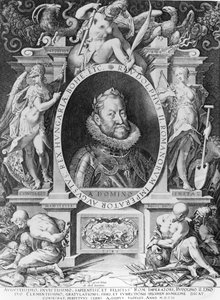 Portrait de Rodolphe II (1576-1612) - Johannes Hausser von Ach