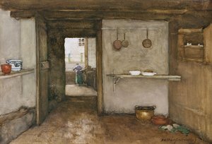 Intérieur de Cuisine, vers 1899 - Johannes Hendrik Weissenbruch